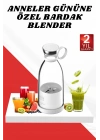 ® Anneler Gününe Özel Hediye Bardak Blender Paslanmaz Çelik Bıçaklı