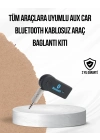 Araç İçi Bluetooth AUX Adaptörü ve Telefon Görüşme Cihazı
