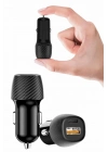 ® Araç İçi Hızlı Şarj Soketi 38W Oto Çakmaklık Type-C Araba Çakmaklık
