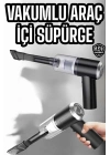 ® Araç İçi Süpürge Filtreli Şarjlı Süpürge Vakumlu Yıkanabilir