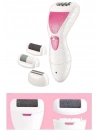 ® Ayak Törpü Başlıklı Epilatör Aleti 4 Başlıklı Taşınabilir Şarjlı Epilasyon Cihazı