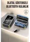 ® Aynalı Bluetooth Kulaklık Telefon Standlı Dijital Göstergeli