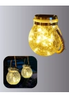 ® Bahçe ve Teras İçin Solar Cam Sarkıt LED Aydınlatma