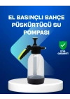 ® Basınçlı Manuel Köpük Pompası 2L Ayarlanabilir Sprey Başlıklı Temizlik