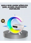 ® Başucu İçin Tasarlanmış Kablosuz Şarjlı Gece Lambası ve Bluetooth Ses Sistemi
