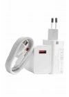 ® Beyaz Ultra Plus Hızlı Şarj Seti Şarj Adaptörü ve Kablosu 67W