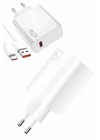 ® Beyaz Ultra Plus Hızlı Şarj Seti Şarj Adaptörü ve Kablosu 67W