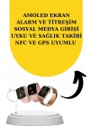 ® Bileklikli Amoled Ekran Akıllı Saat ve Dijital Göstergeli Kablosuz Bluetooth Kulaklık ANC/ ENC