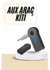® Bluetooth Araç Kiti Aux Çıkışlı  Telefon Müzik Alıcı Tüm Cihazlara Uyumlu