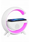 ® Bluetooth Hoparlör G Şekli Atmosfer Akıllı Rgb Lamba Wireless Kablosuz Şarj