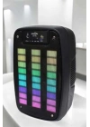 Bluetooth Hoparlör RGB Işıklı USB SD Kart Girişli Taşınabilir