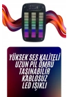 ® Bluetooth Hoparlör Taşınabilir Şarjlı Işıklı Büyük Boy Yüksek Ses Kaliteli