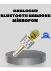 ® Bluetooth Karaoke Mikrofon Şarjlı Uzun Pil Ömürlü Çok Fonksiyonlu