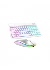 ® Bluetooth Klavye Mouse Seti Aydınlatmalı Türkçe Q Ergonomik Tasarım