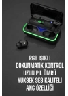 ® Bluetooth Kulaklık Powerbankli Yüksek Ses Kaliteli Şarj Göstergeli