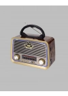 ® Bluetooth Özellikli Nostalji Radyo 3 Bant FM AM SW