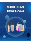 ® Bluetooth, USB ve AUX Girişli Çok Fonksiyonlu Karaoke Hoparlör