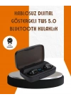 ® Bluetooth V5.0 Parmak Dokunmatik Kontrol Kablosuz Kulaklık Şarj Kutulu Model