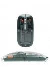 ® Bluetooth ve 2.4G USB Destekli Pilli Kablosuz Şeffaf Mouse