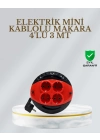 ® CE Belgeli 3 Metre 4’lü Kablolu Priz Makara