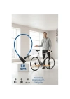 ® Çelik Örgü Kablo Kilit 5mm 50 cm Bisiklet Kilidi Motosiklet Kilidi Eşya Garaj Kilidi