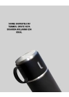 ® Çelik Termos Bardak Seti | 500 ml Kapasite, Kaymaz Taban, Hediye Kutulu