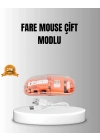 ® Çift Modlu Kablosuz Bluetooth 5.0 + 2.4GHz Mouse – 3 Cihaz Bağlantılı, Hızlı Geçiş Düğmeli