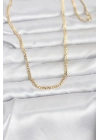 ® CM 14K Gold Renk 60 cm Zincir Kadın Kolye