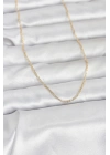 ® CM 14K Gold Renk 60 cm Zincirli Kadın Kolye
