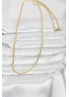 ® CM 14K Gold Renk Dolgun Zincir Model 60 cm Kadın Kolye