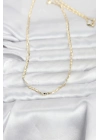 CM 14K Gold Renk Gemici Zincir Model 60 cm Kadın Kolye