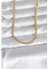 ® CM 14K Gold Renk Zincir Model 60 cm Kadın Kolye