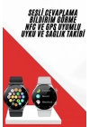 ® Çok Fonksiyonlu Akıllı Saat Bluetooth Bağlantılı Çağrı Cevaplayabilen Uzun Pil Ömrü