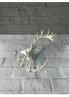 ® Dekoratif Geyik Başı Heykel 25 cm Modern Minimal Tasarım