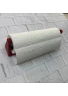 ® Dekoratif Kırmızı Kağıt Havlu Tutucu Duvar Askılı Model