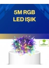 Dekoratif Peri Led 5 m 50 Ampullü Şeffaf Kablo Aydınlatma