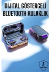 ® Dijital Göstergeli Bluetooth Bağlantılı Kulaklık Dokunmatik Kontrol