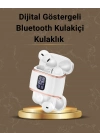 ® Dijital Göstergeli Bluetooth Kulakiçi Kulaklık – 4’lü Paket, Gürültü Engellemeli
