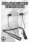 ® Dijital Göstergeli Kulak İçi Kablosuz Bluetooth Kulaklık Boyun Bantlı