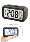 ® Dijital Masa Saati Termometre Takvim Led Ekran Pilli Ev Ofis Masası
