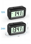 ® Dijital Masa Saati Termometreli Takvim Çalar Saat Led Ekran Pilli