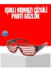 Dikkat Çeken Tasarımlı LED Işıklı Eğlence Gözlüğü
