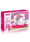 ®  Dolu Unicorn Sallanan Tekerlekli At