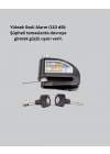 ® Ekonomik Alarm Disk Kilidi Motosiklet Scooter Bisiklet Güvenlik