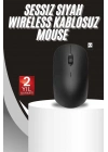 ® Ergonomik Tasarım Kablosuz Siyah Mouse Hassas Uzun Ömürlü