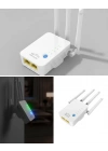 ® Ev ve Ofis İçin WiFi Güçlendirici WPS Düğmeli Güvenli Tekrarlayıcı