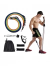 ® Evde Spor İçin Çok Amaçlı Direnç Lastiği Antrenman Seti 11 Parça