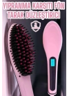 ® Fön Etkili Saç Düzleştirici Tarak Yıpranma Karşıtı Döner Kablo Isı Ayarlı