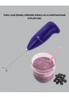 Frappe ve Cappuccino Maker – Taşınabilir Pilli Köpürtücü Mikser