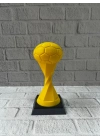® Futbol Toplu Sarı Kupa 21cm Masaüstü Dekor Ödül Figürü